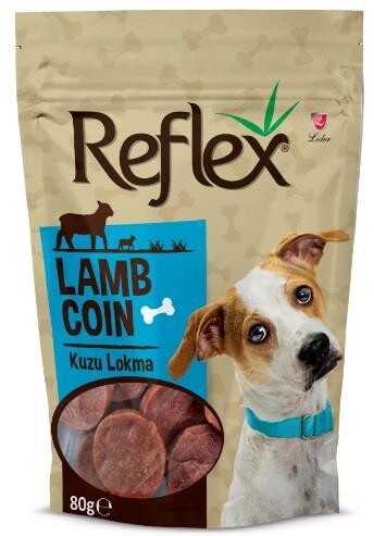 Reflex Köpek Ödülü Kuzu Etli Parçalar 80 GR | SRC: Barcode: 8698995030052